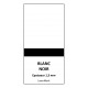 LaserMark Blanc Noir - 610 x 305 mm - Ep 1,3 mm