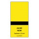 Lot de 4 Plaques LaserMark Jaune/Noir - 610 x 305 - Ep 1,3 mm - Bicouche Adhésive