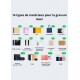Pack de matériaux et de matière à graver et découper au laser - Ultimate - xTool (159 pièces et 28 sortes de matériaux)