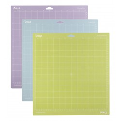 3 Tapis de découpe assortis (adhérence faible, normal et forte) - 30x30 cm - Cricut