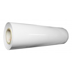 Vinyle Monomère Blanc Brillant - Rouleau 45 m x 51 cm - Ep 100µm