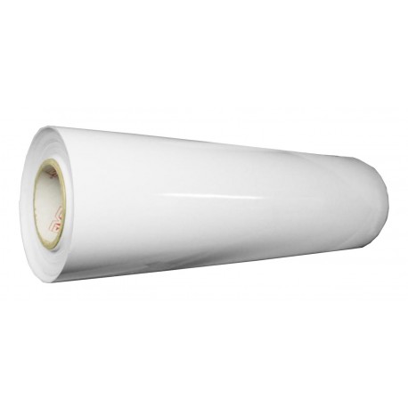 Vinyle Monomère Blanc Brillant - Rouleau 45 m x 51 cm - Ep 100µm