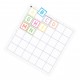Tapis transparent 6 x 6 cases - Cubetto