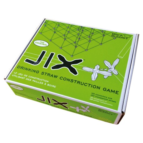 Jix Box Construction à Treillis (125 connecteurs + 250 barres)