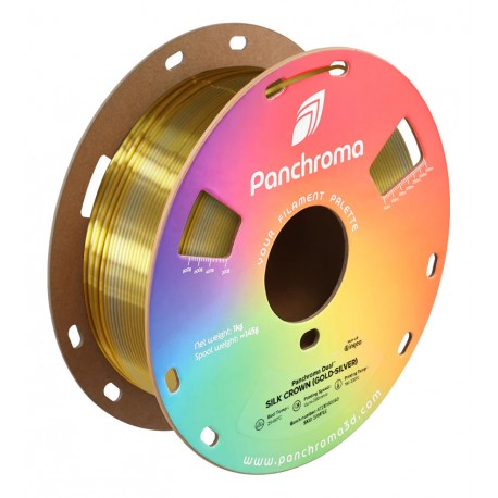Filament Panchroma PLA Dual Silk - Couronne : Or - Argent