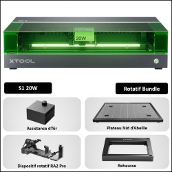 S1 - 20W - Version Rotatif Bundle - xTool