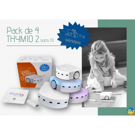 Pack de 4 robots Thymio 2 Wireless 