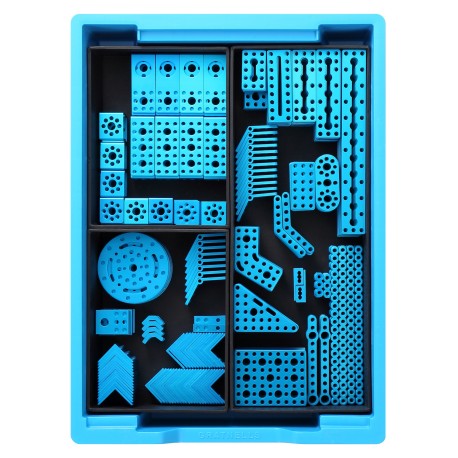 Kit pièces mécaniques de raccordement Makerspace pour création de structure pour robot éducatif