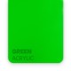 Acrylique vert 3mm