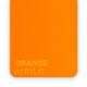 Acrylique orange 3mm