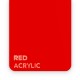 Acrylique rouge 3mm