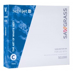 Cartouche SubliJet UHD : Cyan 70 ml pour imprimante Sawgrass SG1000