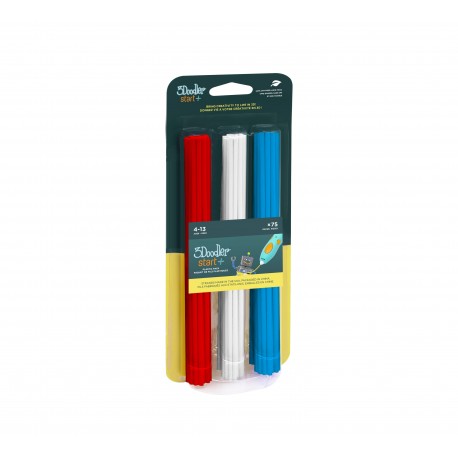 Filaments Bleu, Blanc, Rouge - Start+ 3Doodler