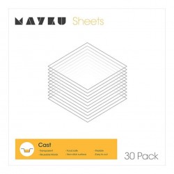 Pack de 30 feuilles transparentes - Cast - Ep 0,5 mm