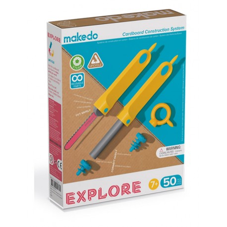 Kit Explorer 50 pièces - Makedo