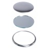 100 Badges Miroir Ronds- ⌀ 50mm - Secabo