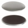 100 Badges Magnétiques Ovales - 45 x 69 mm