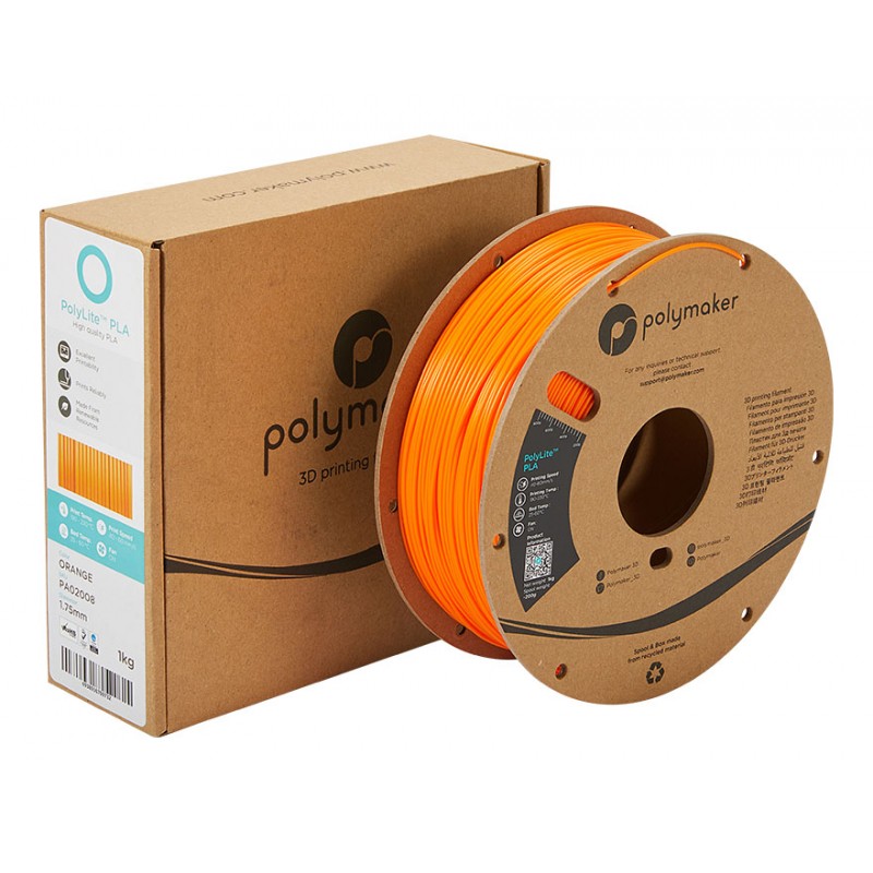 PolyLite PLA Rouge - 1.75mm - 1 kg