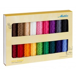 Coffret 18 Bobines - PolySheen - Mettler