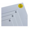 Lot de 15 feuilles HIPS 500 x 300 mm - Epaisseur 1 mm - Blanc