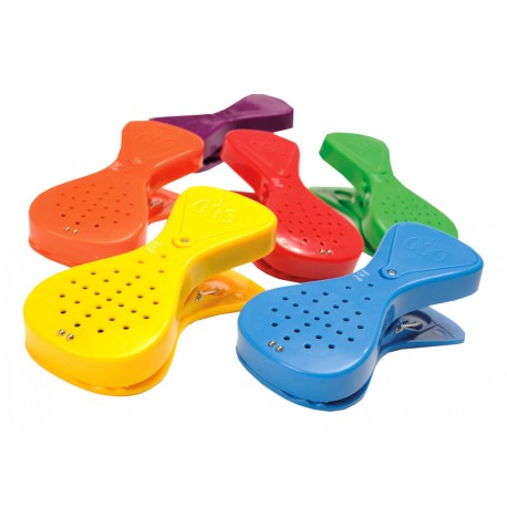 Pack 6 Pinces Enregistreuses - Talking Pegs